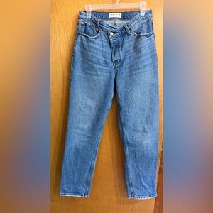 Abercrombie & Fitch Women's Straight Blue Denim Jeans